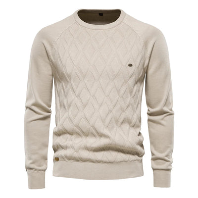 Oskar™ | Herrtröja med Rutmönster